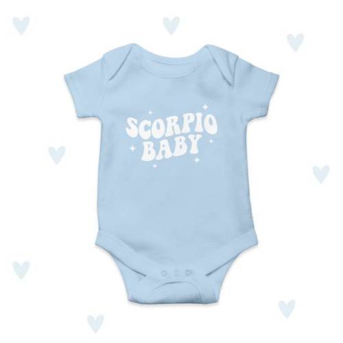 Love U Lots Gifts Star Sign Personalized Baby Bodysuit