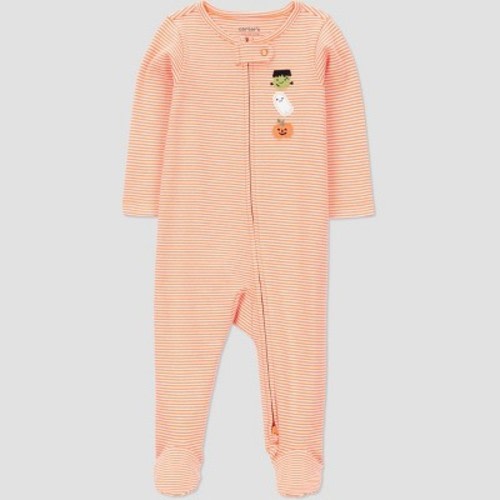 Carter's Just One You® Baby Halloween Sleep N' Play - Orange Newborn