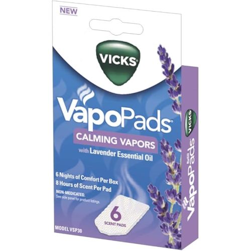 Vicks Calming Lavender Vapopad, 6 Count