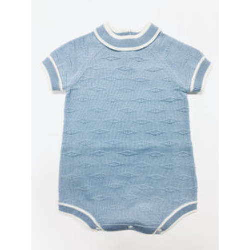 Andrews Romper DUSTY BLUE | Cygnet Living