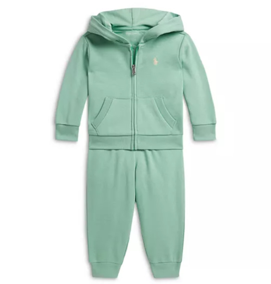 Boys' French Terry Full Zip Hoodie & Pants Set - Baby