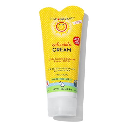 California Baby Calendula Cream | 100% Plant-Based Moisturizer | Lavender Baby Lotion | Face Moisturizer For Dry Skin | Hypoallergenic | 2.9 oz / 82g