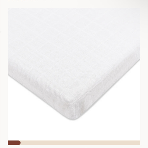 Babyletto All-Stages Bassinet Sheet in GOTS Certified Organic Muslin Cotton