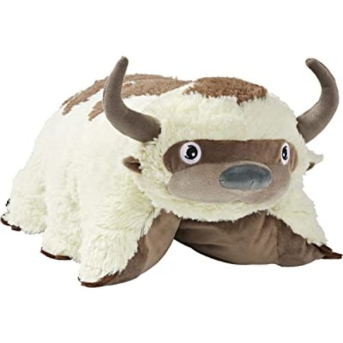 Pillow Pets 16” Appa Stuffed Animal, Nickelodeon Avatar The Last Airbender Plush Toy, white