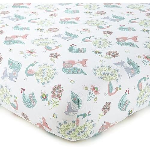 Levtex Baby Fiona Collection Print Fitted Crib Sheet