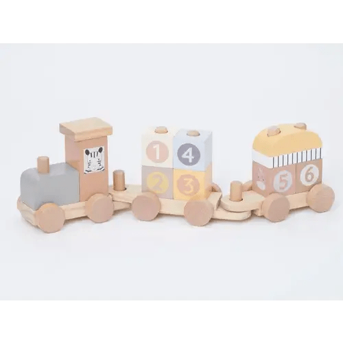 Oscar & Florri Wooden Train | Baby Bunting AU