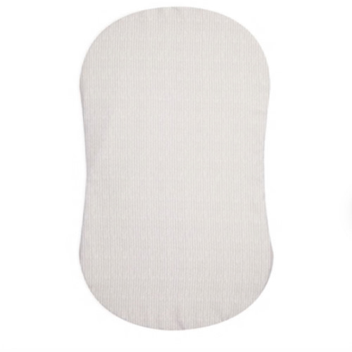 HALO - BassiNest Fitted Sheet 100% Cotton | Herringbone - cream ,