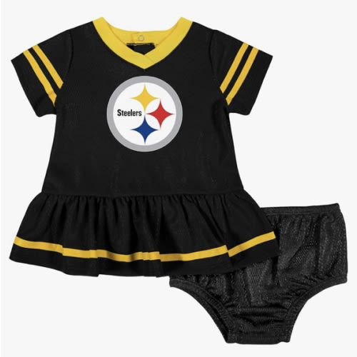 Gerber Girls' NFL Team Jersey Dress and Diaper Cover
