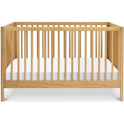 DaVinci Birdie 3-in-1 Convertible Crib, Honey, Easy Assemble, Greenguard Gold Certified