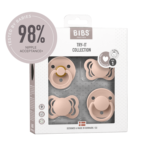 BIBS Try-It Collection - Try 4 Different Pacifiers Pack