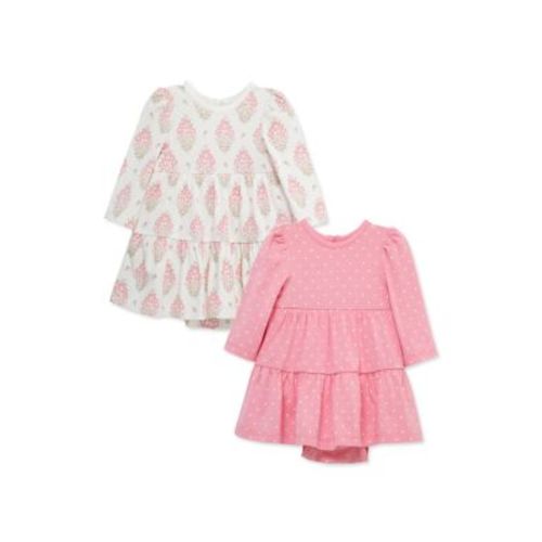 Baby Girls Floral 2 Pack Dresses