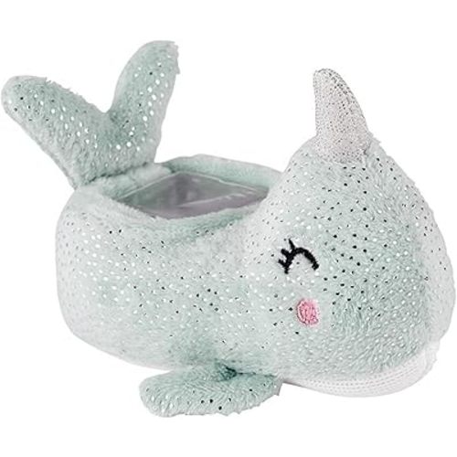 Stephan Baby Boo Bunnies - Baby First Aid Ice Pack Boo-Bunnie Comfort Toy, 2-Piece Set, Nuzzle Narwhal
