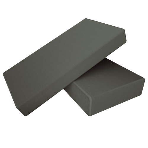 Ntbay 2 Pack 100% Brushed Microfiber Fitted Crib Sheets, Ultra Cozy and Soft Crib Sheet for Standard Crib and Toddler Mattresses, Boys, Girls, Unisex, 28" x 52", Dark Gray