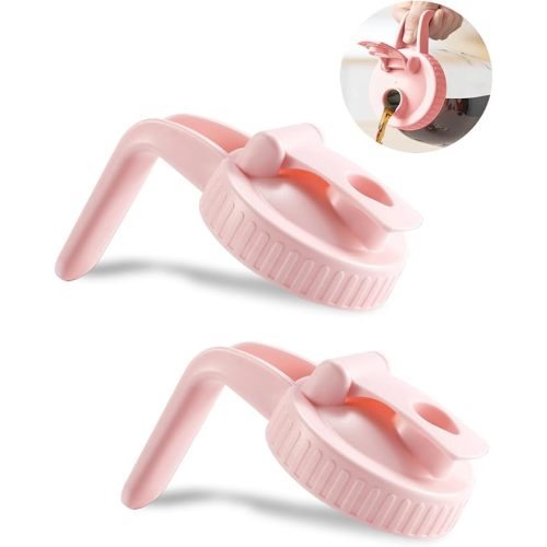 2 Pack Mason Jar Lids - Pink