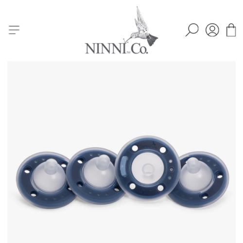 Ninni Pacifier Blueberry 4 Pack