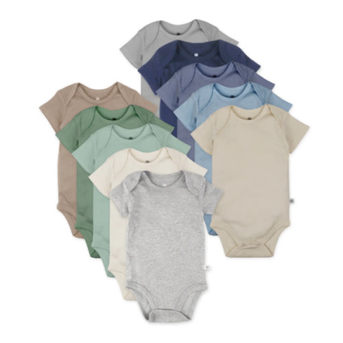 10-Pack Organic Cotton Short Sleeve Bodysuits | Honest Baby Clothing