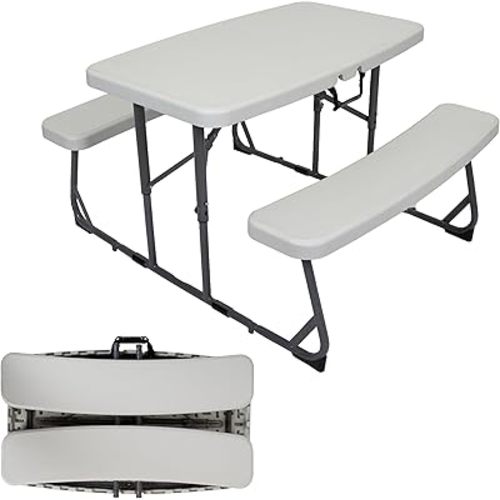 Stansport Compact Kids Picnic Table (G-940), White