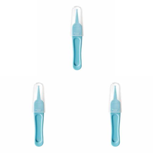 3PCS Booger Tool | Nose Cleaner For Babies Effective Cleaning Supplies Portable Tweezers Round For Children For Cleaning Ear Canals Nasal Passages Home Decor 9X1.5X1.5Cm