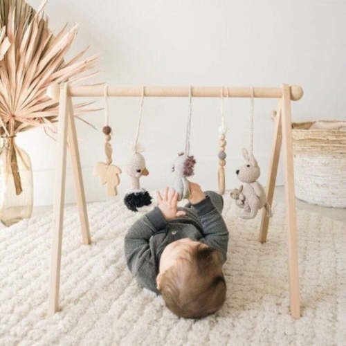 Baby Gym with Crochet Toys