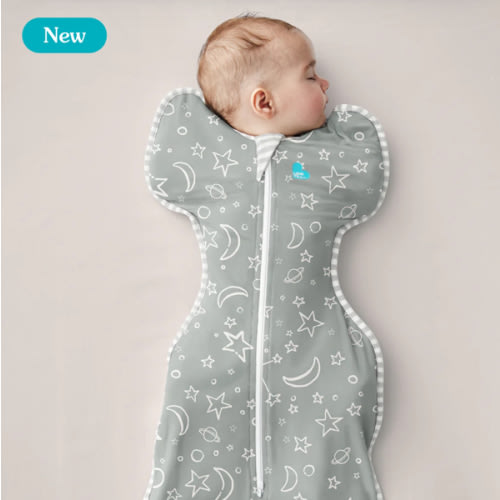 Swaddle Up™ 1.0 TOG Viscose from Bamboo Olive Stars & Moon