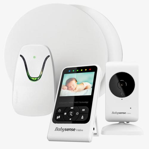 Babysense 7 & V24R Bundle: Compact Baby Monitor with Camera & Movement Breathing Monitor