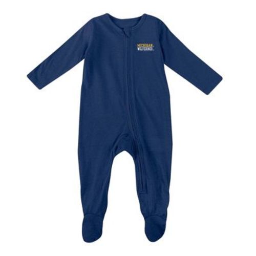 Ncaa Michigan Wolverines Infant Boys' Sleeper Bodysuit - 6-9m
