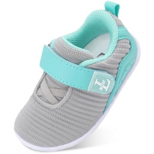 L-RUN Barefoot Shoes Toddler Sneakers Boys Girls Lightweight Shoes Knit Kids Walking Shoes for Indoor Outdoor