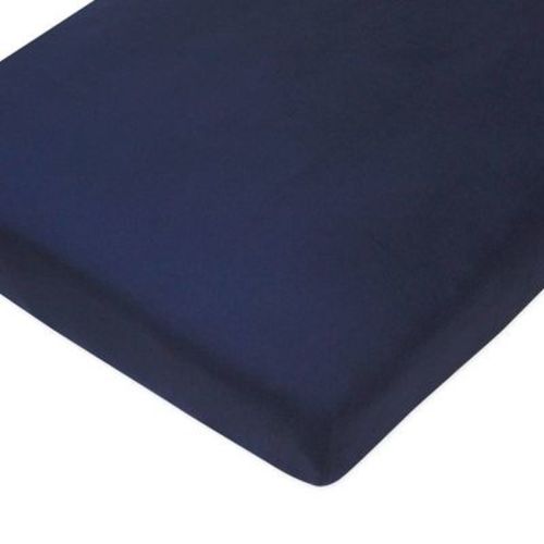Honest Baby Organic Cotton Fitted Crib Sheet - Navy