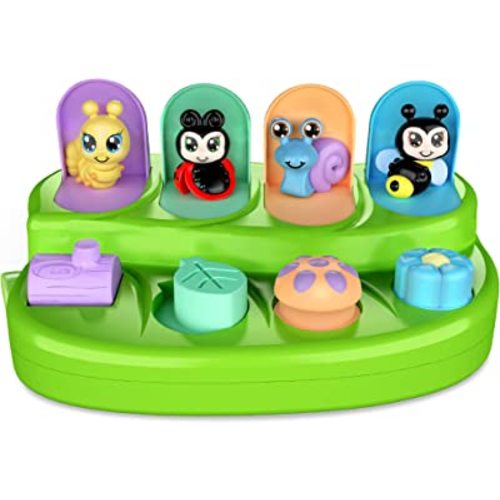 Pop Up Cause and Effect Toy - Toys for 9 Month Old +, Baby, Early Developmental Toddler & Kids Gift - Toys for 1 Year Boy & Girl, Birthday, Montessori 12 Months to 1 2 3 Years