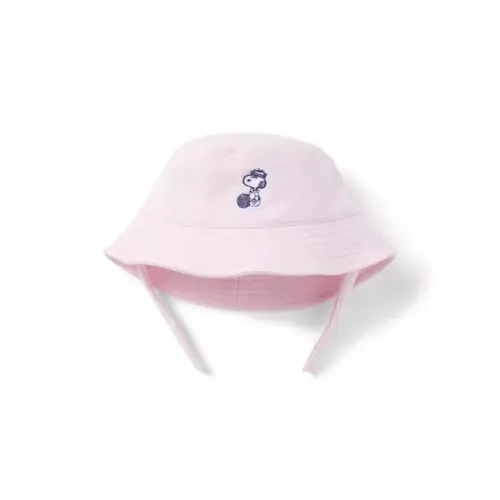 Baby Light Pink PEANUTS™ Snoopy Tennis Baby Bucket Hat by Janie and Jack