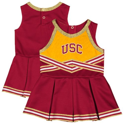Girls Infant Colosseum Cardinal USC Trojans Lollipop Park Cheer Dress