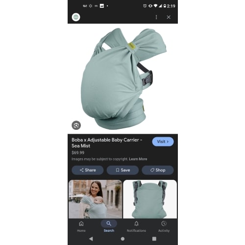 Boba Bliss Baby Wrap Carrier in Sea Mist – Boba Inc.