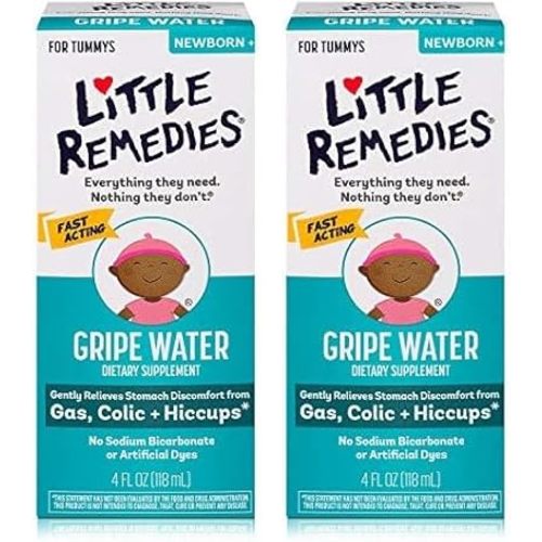 Little Remedies Tummys Gripe Water, 4 Fluid Ounce (Pack of 2)