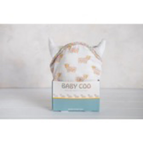 Baby Coo Hooded Towel | Hairy Coo | Scottish Creations