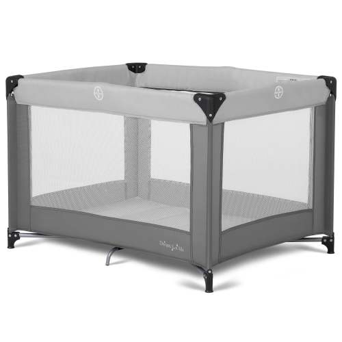 Zazzy Portable Playard with Bassinet - Gray