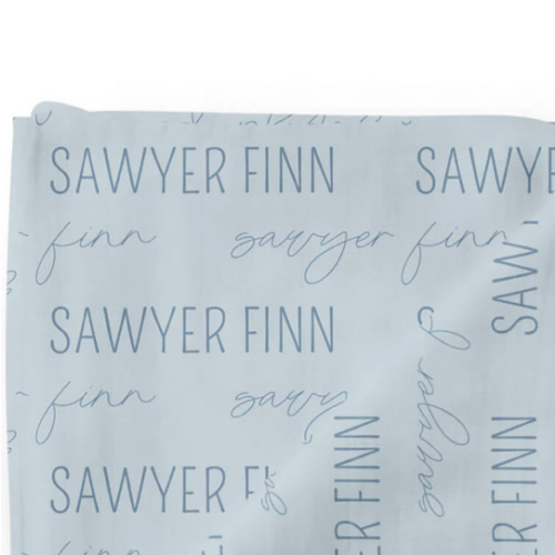 Personalized Baby Name Swaddle Blanket | Caden Lane