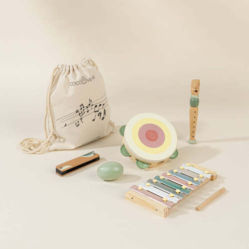 Wooden Musical Instruments Playset