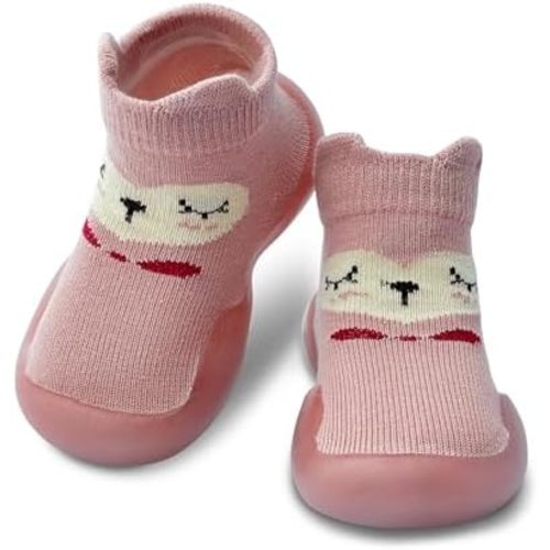 Baby Shoes Boys Girls First Walking Shoes Non Slip Soft Sole Sneakers Toddler Infant Babygirl Sock Shoes