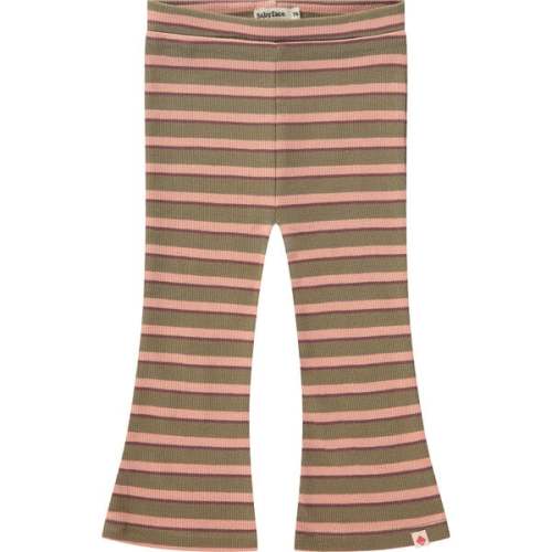Flared Retro Leggings, Stripes