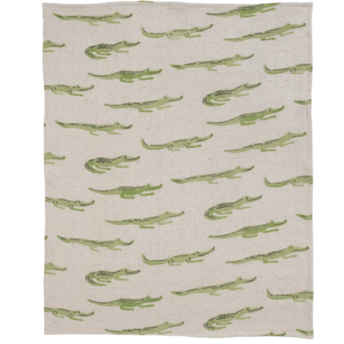 Alligator Baby Blanket