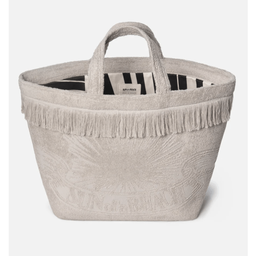 Athens Tiles Greige | Oversized Beach Bag – Sun of a Beach