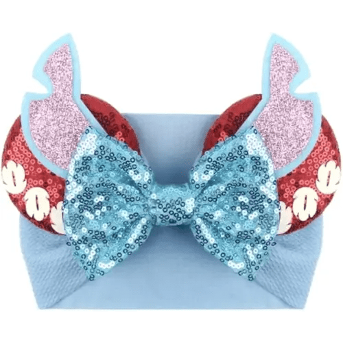 CLGIFT Minnie Ears Baby/Toddler Headband, Minnie Baby Ears, Minnie Ears Baby Headband, Toddler Headband (Lilo)