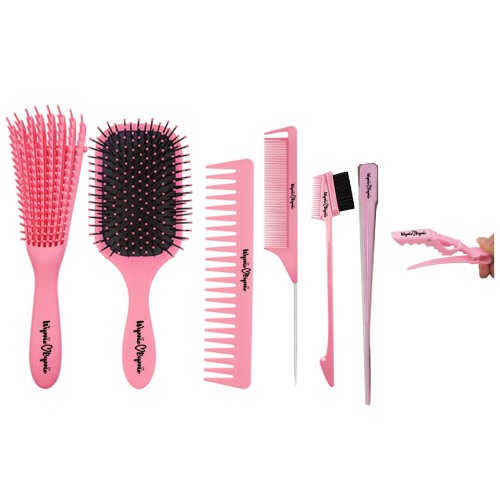 Wynnie Bynnie Bounce 11 Piece Hair Brush Set Grooming Kit for Girls, Children's Hair Brush Set, Toddlers Hair Brush Set