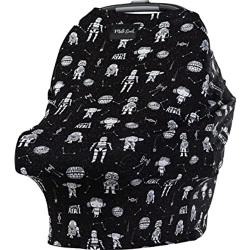 Milk Snob Original Star Wars 5-in-1 Cover, Little Rebel, Added Privacy for Breastfeeding, Baby Car Seat, Carrier, Stroller, High Chair, Shopping Cart, Lounger Canopy - Newborn Essentials, Nursing Top