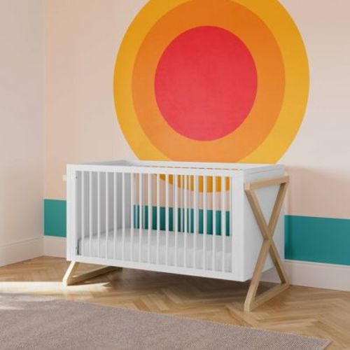 Storkcraft Equinox 3-in-1 Convertible Crib - White/Driftwood