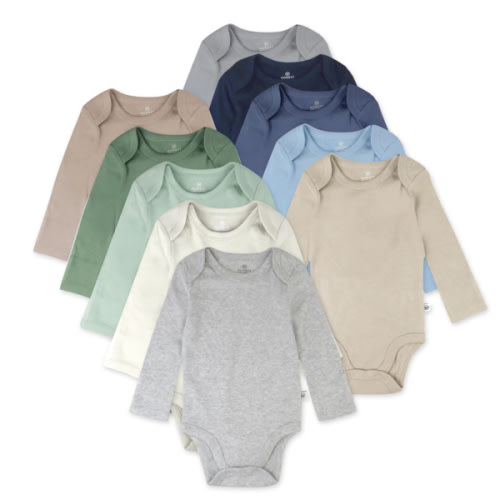 10-Pack Organic Cotton Long Sleeve Bodysuits | Honest Baby Clothing