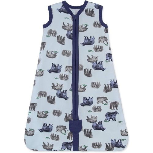 Burt's Bees Baby Beekeeper Wearable Blanket, Organic Cotton Swaddle 0.5 or 1.5 TOG, Newborn Essentials Shower Gift