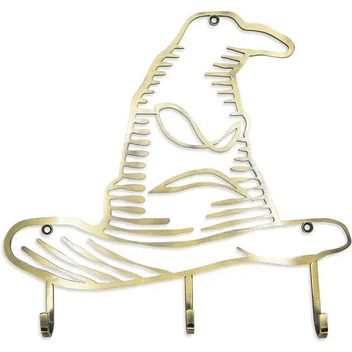 Ukonic Harry Potter Hogwarts Sorting Hat Wall Hook Storage Rack Organizer | Freestanding Hat And Coat Rack Wall Mount, Home Decor Room Essentials | Official Wizarding World Gifts And Collectibles