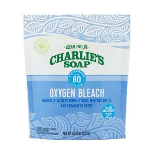 Charlie's Soap Unscented Oxygen Bleach Powder Detergent Boosters - 2.64lbs