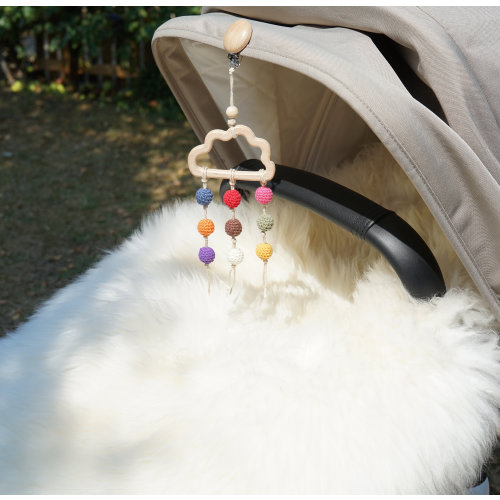 Stroller Mobile Toy/Crochet Pram Toy/Stroller Hanging Toy/Baby Sensory Toy/Baby Shower Gift/Pram Mobiles/Unique Handmade Baby Gift